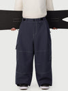 Men's Utility Wild Soul Crew Heavy Stitch Cargo Baggy Fit Snowboard Pants