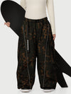 Women's Wild Motion Reflective Cargo Pockets Extra Baggy Snowboard  Pants