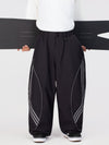 Men's Nightline Reflective Curve Park Baggy Snowboarding Pants