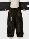 Women's Wild Motion Reflective Cargo Pockets Extra Baggy Snowboard  Pants