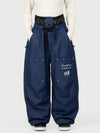 Women's Camden Punk Rivet Street Utility Cargo Snowboard Pants – Baggy Freestyle Fit