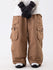 Women's Wild Soul Steeze ParkRider Multi-Pocket Utility Cargo Leopard Snow Pants