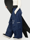 Women's Camden Punk Rivet Street Utility Cargo Snowboard Pants – Baggy Freestyle Fit