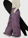 Women's Wild Motion Reflective Cargo Pockets Extra Baggy Snowboard  Pants