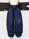Women's Camden Punk Rivet Street Utility Cargo Snowboard Pants – Baggy Freestyle Fit