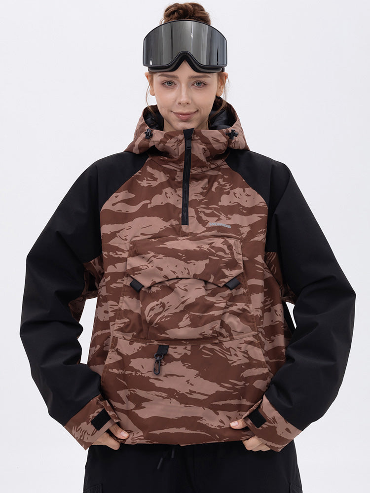 Women's Mountain Freestyle Cargo Pocket Bomber Camo Snowboard