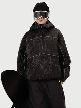 Women's Reflective Freestyle Snowboard Jacket – Nightline Park Rider