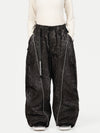 Women's Wild Motion Reflective Cargo Pockets Extra Baggy Snowboard  Pants