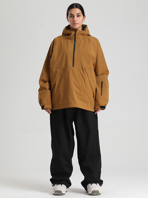 Women's Gsou Snow Durable Urban Vibe Pullover Anorak Snowboard Suits