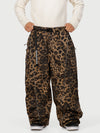Men's Wild Motion Reflective Cargo Pockets Extra Baggy Snowboard Pants