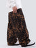 Women's Double Knee Mountain Freestyle Leopard Baggy Snow Pants
