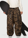 Men's Wild Motion Reflective Cargo Pockets Extra Baggy Snowboard Pants