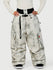 Women's Street Utility Cargo Baggy Snow Pants – Multi Pocket Belt Design