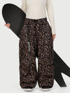 Women's Wild Motion Reflective Cargo Pockets Extra Baggy Snowboard  Pants