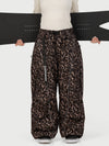 Women's Wild Motion Reflective Cargo Pockets Extra Baggy Snowboard  Pants
