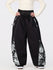 Women's Hyper Flux Graffiti Panel Reflective Line Jogger Baggy Snowboard Pants