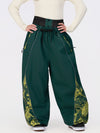Women's Hyper Flux Graffiti Panel Reflective Line Jogger Baggy Snowboard Pants