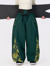 Women's Hyper Flux Graffiti Panel Reflective Line Jogger Baggy Snowboard Pants