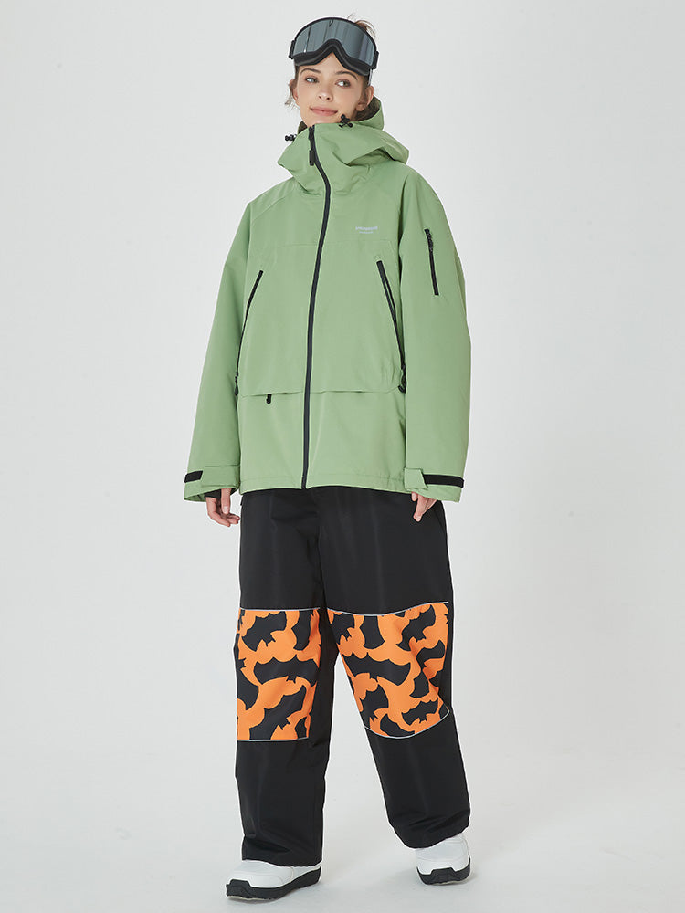 Womens Mountain Breaker Freestyle Ski Jacket & Graphic Panel Snow Pants ...