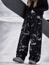 Women's Utility Techline Durable Stretch Cargo Baggy Freestyle Fit Snowboard Pants