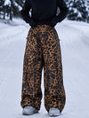 Women's Nightline Park Rider Reflective Trim Cargo Pockets Baggy Snow Pants