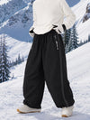 Men's Hyper Flux Side Zip Graffiti Panel Extra Baggy Freestyle Snow Pants