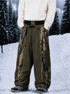 Men's Reflective Wild Motion Colorblock Extra Baggy Snowboard Pants