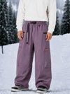 Men's Utility Techline Durable Stretch Cargo Baggy Freestyle Fit Snowboard Pants