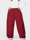 Women's UrbanCraft Freeride Utility Baggy Ski Pants with Reinforced Panels