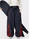 Women's Hyper Flux Graffiti Panel Reflective Line Jogger Baggy Snowboard Pants