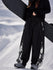 Women's Hyper Flux Jogger Baggy Snowboard Pants with Graffiti Panel & Reflective Line
