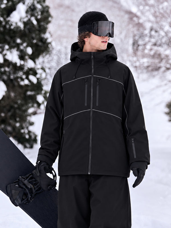 Men's Reflective Freestyle Snowboard Jacket – Nightline Park Rider
