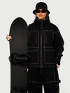 Women's UrbanCraft Street Utility Freestyle Snowboard Jacket – Reflective Hood & Workwear Style