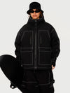 Women's UrbanCraft Street Utility Freestyle Snowboard Jacket – Reflective Hood & Workwear Style