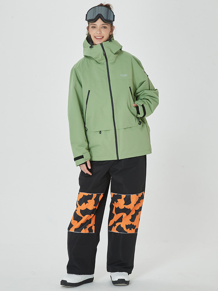 Womens Mountain Breaker Freestyle Ski Jacket & Graphic Panel Snow Pants ...
