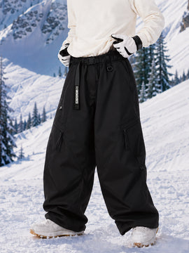 Men's TerrainFlex Freestyle Oversized Cargo Snowboard Pants – Crew Edition