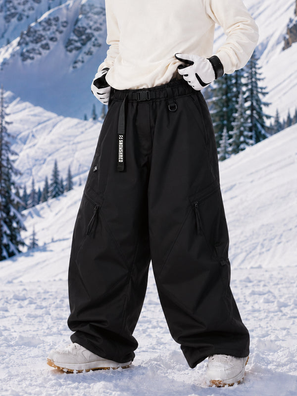 Men's TerrainFlex Freestyle Oversized Cargo Snowboard Pants – Crew Edition