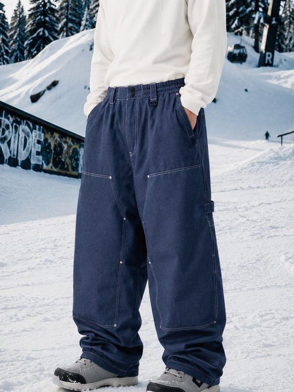 Men's UrbanCraft Utility Freeride Baggy Snow Pants with Reinforced Panels