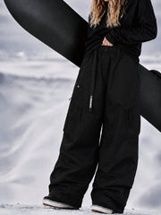 Women's TerrainFlex Freestyle Oversized Cargo Snowboard Pants – Crew Edition
