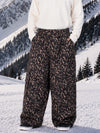 Men's Nightline Park Rider Reflective Trim Cargo Pockets Baggy Snow Pants