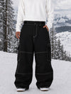 Men's Utility Wild Soul Crew Heavy Stitch Cargo Baggy Fit Snowboard Pants