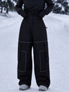 Women's Nightline Park Rider Reflective Trim Cargo Pockets Baggy Snow Pants