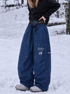 Women's Camden Punk Rivet Street Utility Cargo Snowboard Pants – Baggy Freestyle Fit