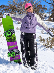 Women's Reflective Wild Motion Colorblock Extra Baggy Snowboard Pants
