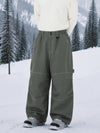 Men's UrbanCraft Workwear Baggy Snow Pants with Enhanced Knee Mobility Design