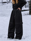 Women's Workwear UrbanCraft Enhanced Knee Mobility Design Baggy Snowboard Pants