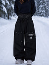 Women's Camden Punk Rivet Street Utility Cargo Snowboard Pants – Baggy Freestyle Fit
