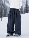 Men's Hyper Flux Side Zip Graffiti Panel Extra Baggy Freestyle Snow Pants