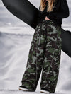 Women's Wild Motion Reflective Cargo Pockets Extra Baggy Snowboard  Pants