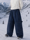 Men's UrbanCraft Workwear Baggy Snow Pants with Enhanced Knee Mobility Design